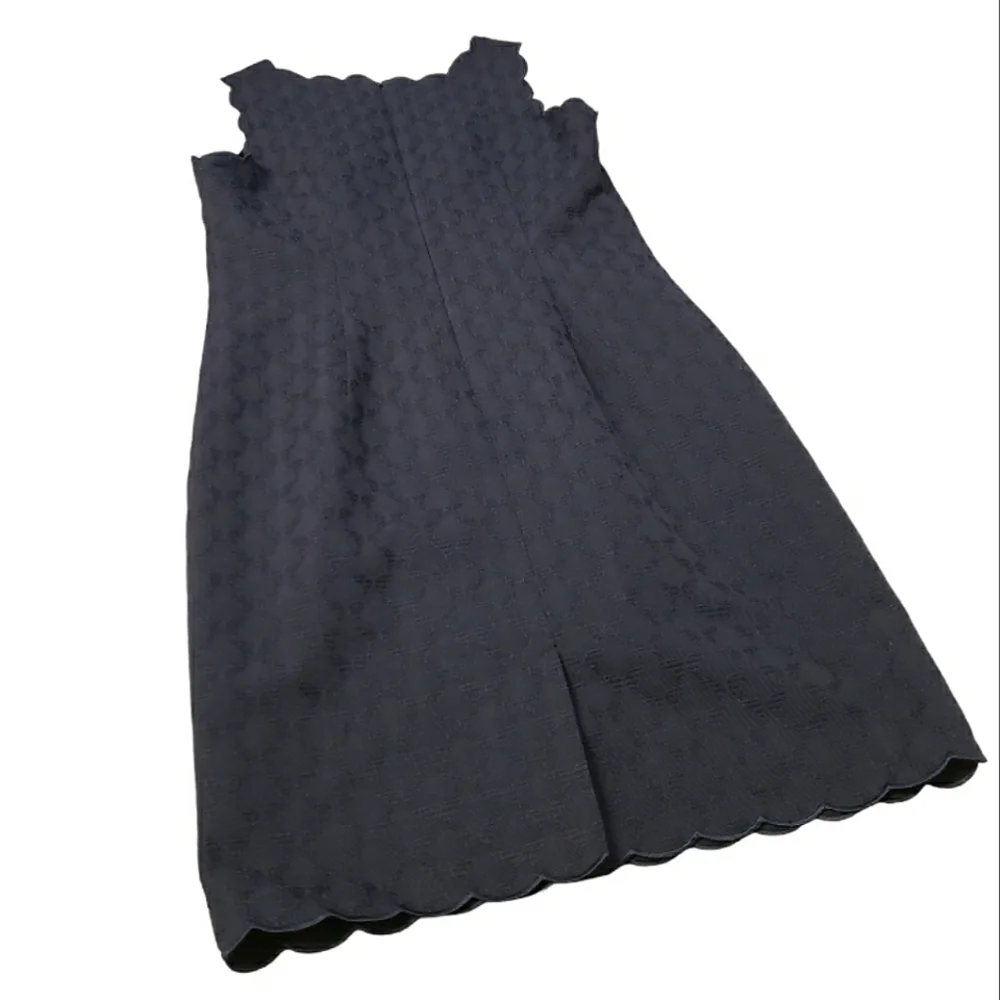 Talbots Scalloped Jacquard Sheath Dress - Picture 5 of 7
